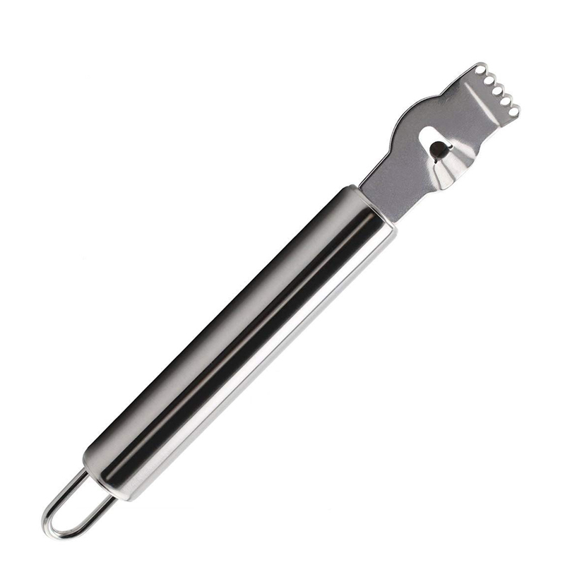 Peeler Channel Knife - LMETJMA ステンレス鋼レモンゼスターおろし金 チャンネルナイフと吊り下げループ付き レモンオレンジシトラスゼスターおろし金グリップ KC0127