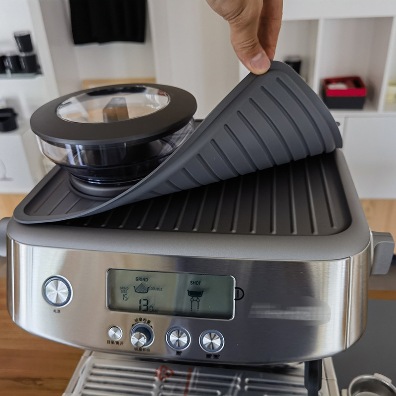 Bar Mat Rubber - シリコーンコーヒーマット Breville 870/880/878/876 エスプレッソマシントップ滑り止め防塵マットカウンタートップキッチンアクセサリー
