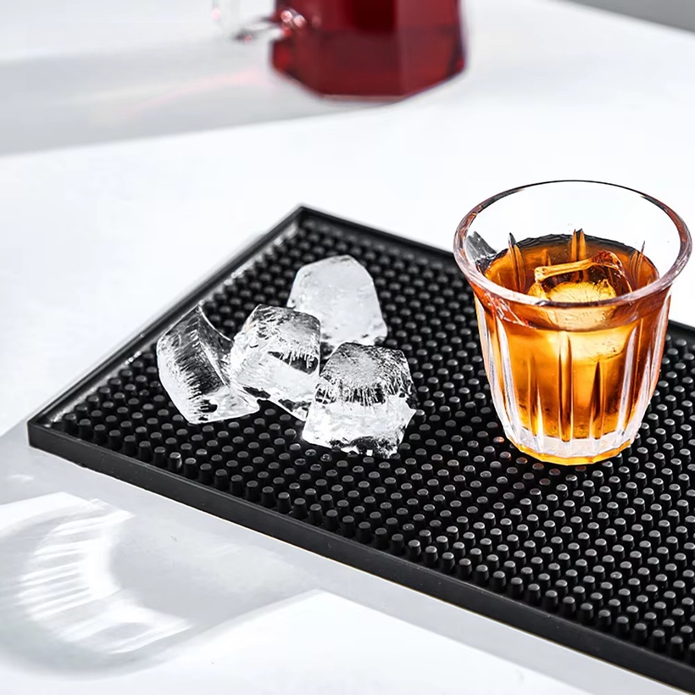 ゴム製バーマットコースター、コーヒーカウンター用こぼれ防止マ - Bar Mat Rubber のレビューと価格