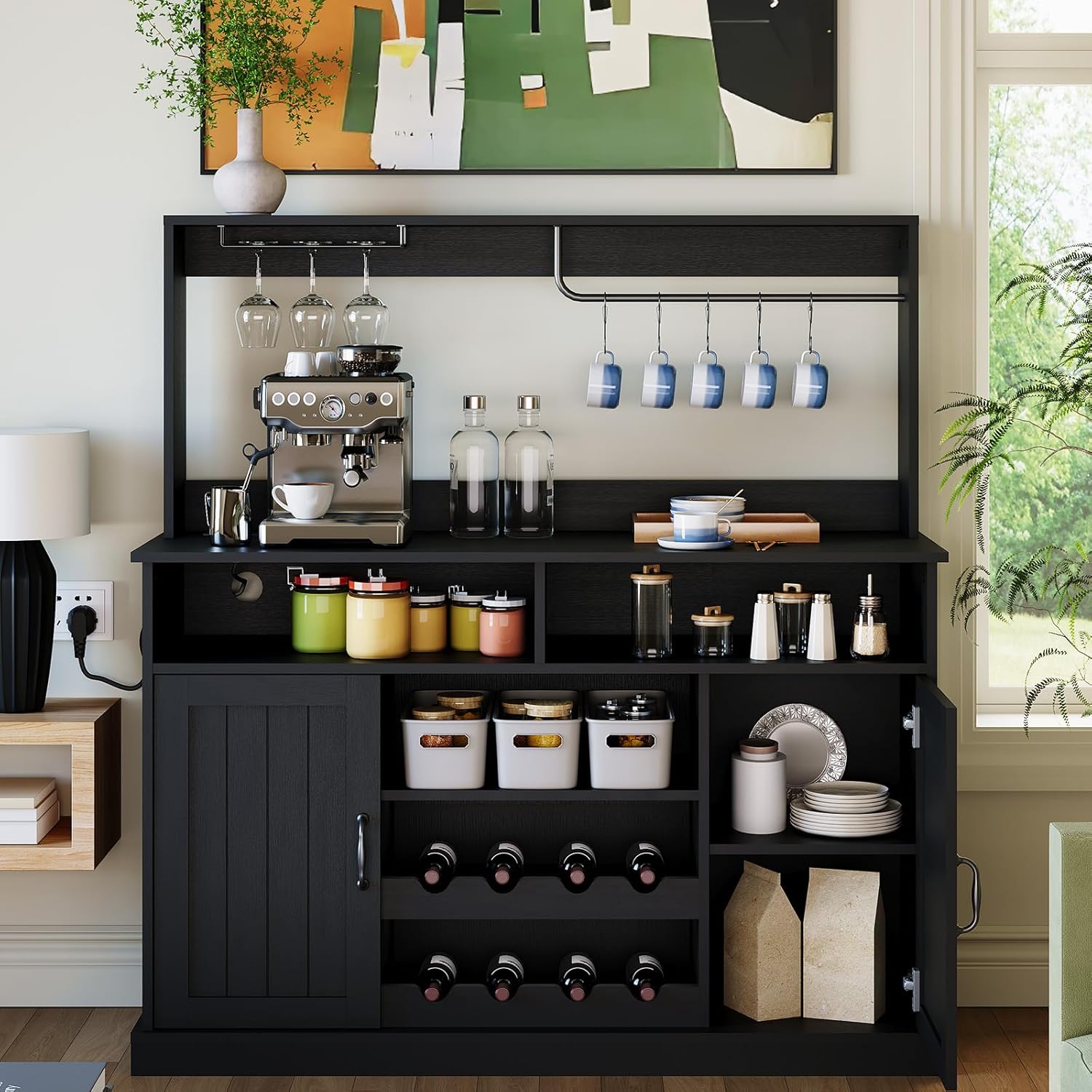 ファームハウスコーヒーバーキャビネット（47インチ）、5つの - Home Bar And Cabinet のレビューと価格