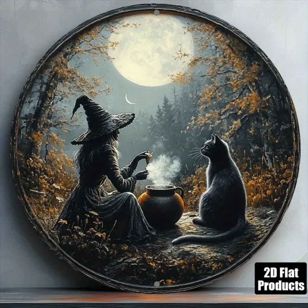 レトロなハロウィーンの壁飾り 1 個 - 魅惑的な魔法の森の - Home Bar And Kitchen のレビューと価格
