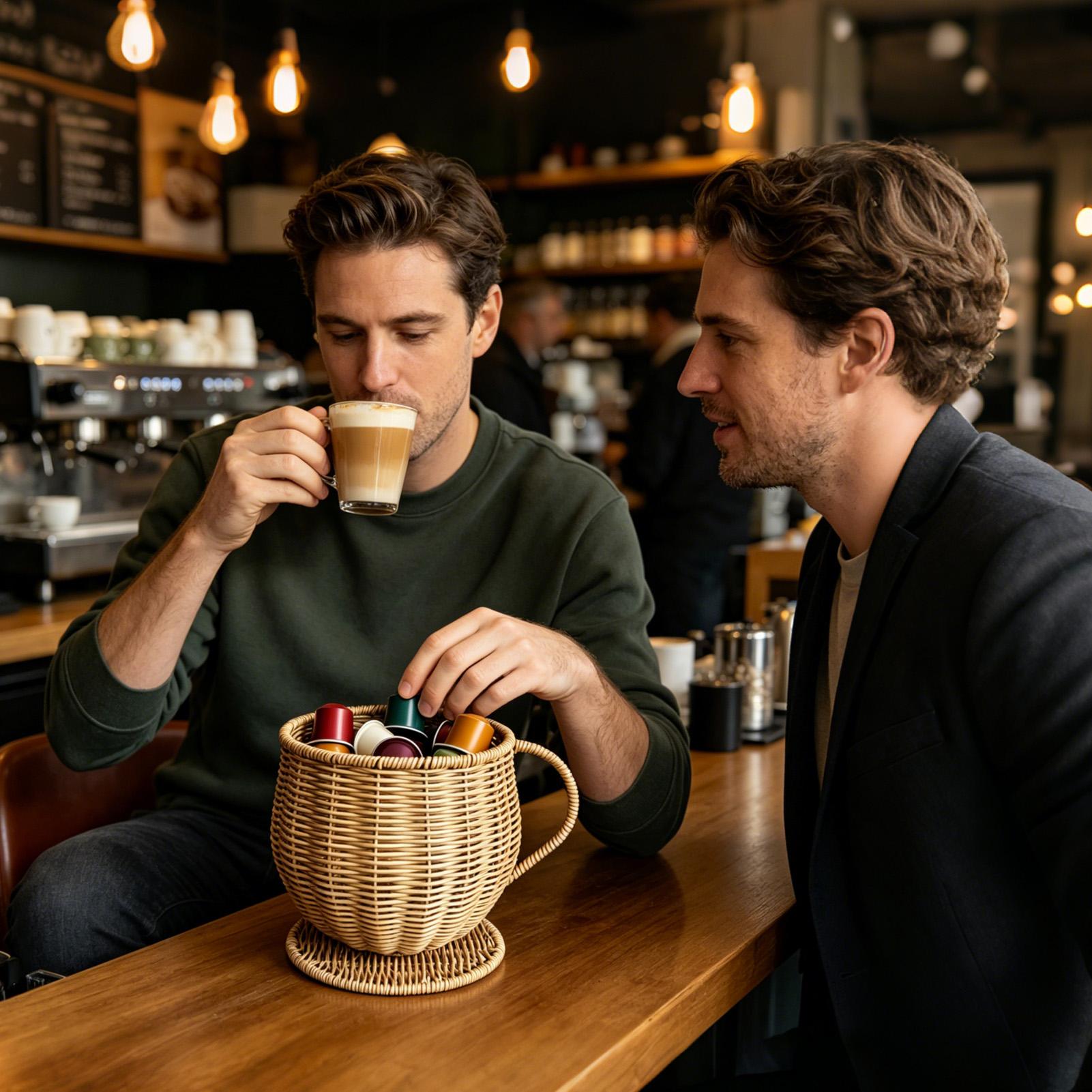 コーヒーポッドホルダーカップデザインスタンド、編み込みコーヒ - Home Bar Stand のレビューと価格