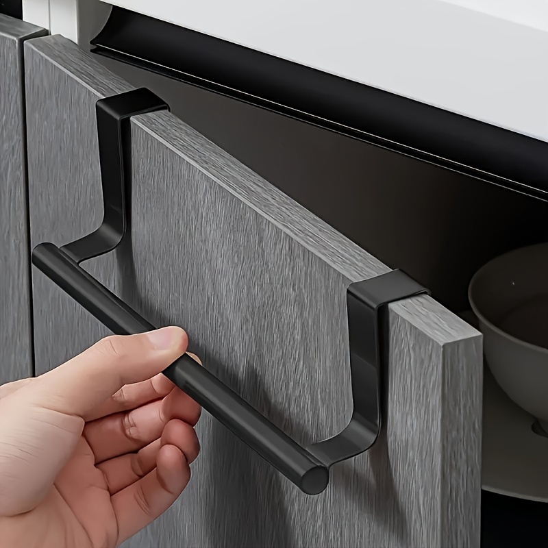 モダンなステンレス製キッチンタオルフック 壁掛け式 ドリル不 - Home Bar And Kitchen のレビューと価格