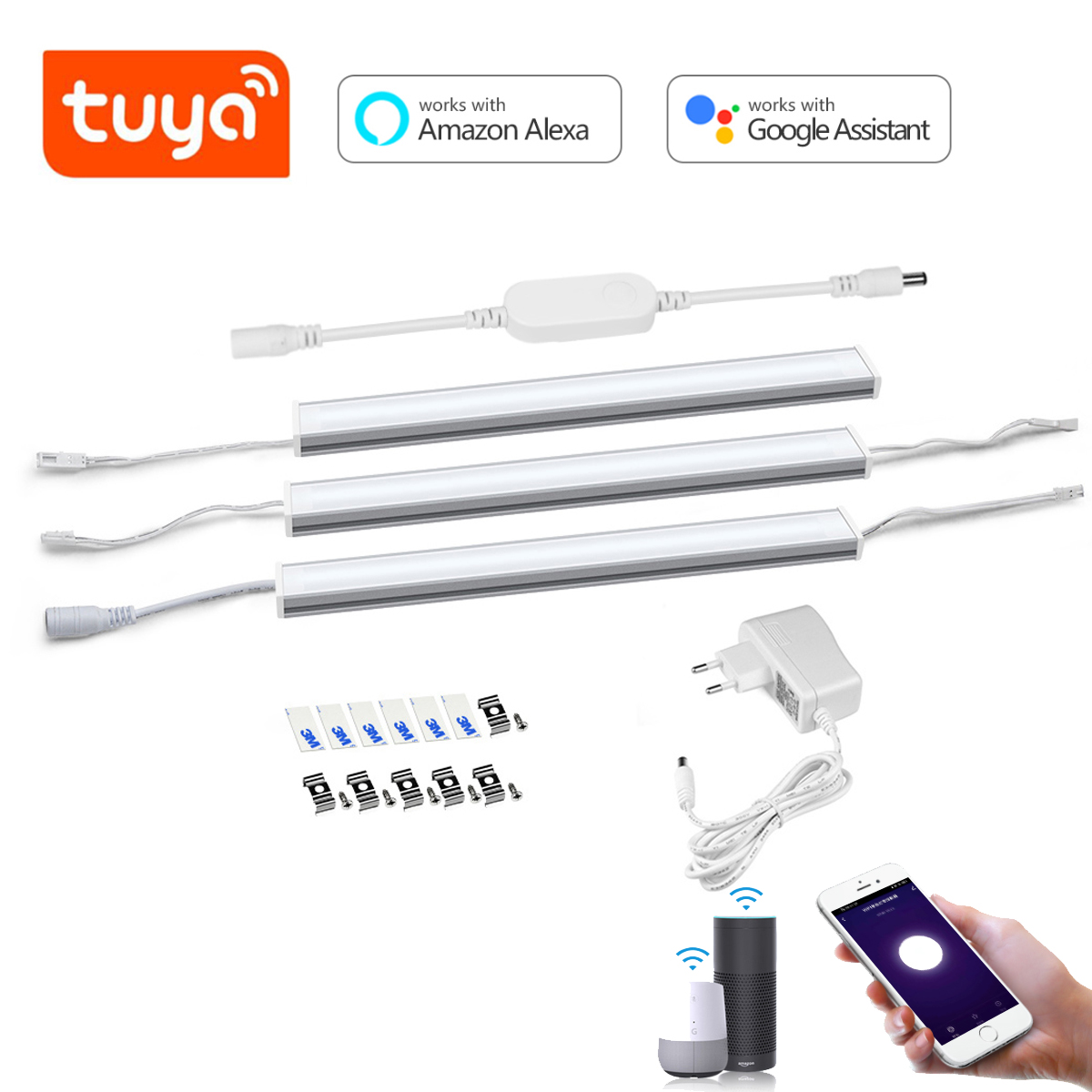 スマートTuya WifiアルミバーLED照明キット、キャビ - Home Bar And Cabinet のレビューと価格