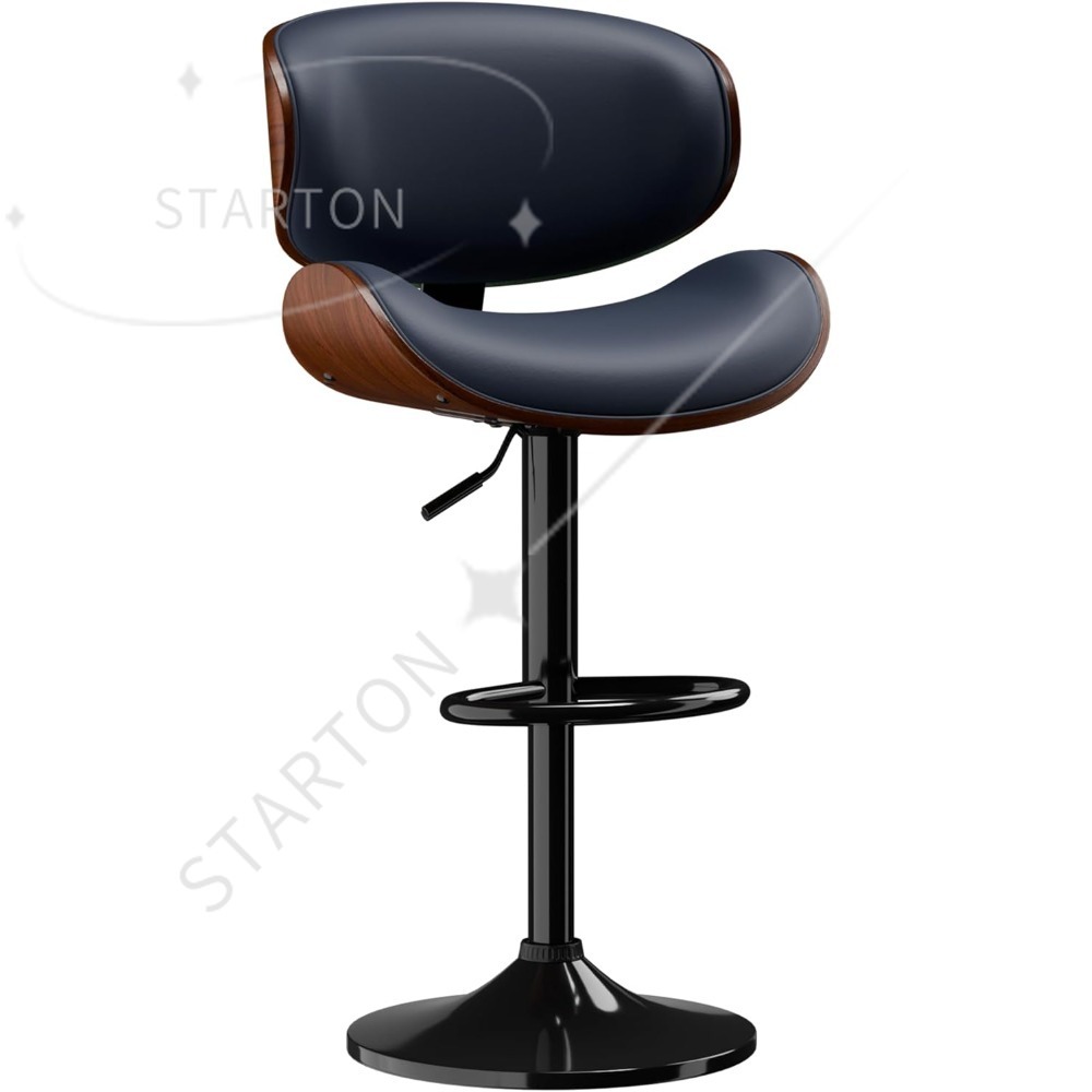 バースツール 2脚セット、調節可能な回転式スツール、ミッドセ - Home Bar Stools のレビューと価格