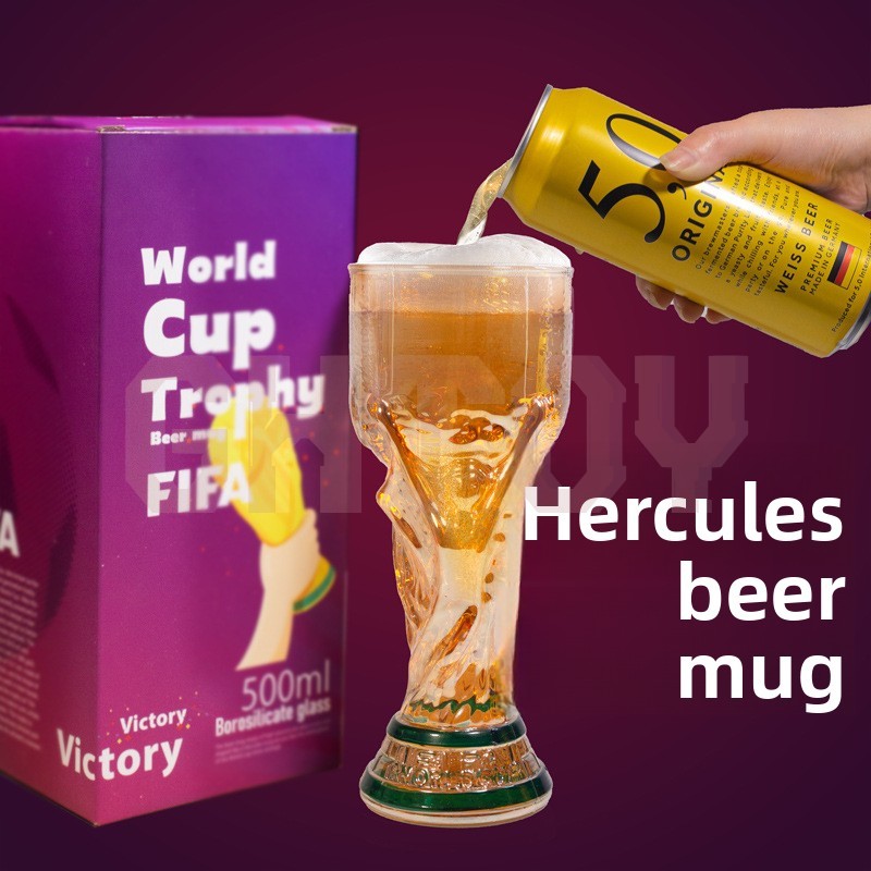 FIFA 2026 サッカー トロフィー ビールグラス クリ - Home Bar Set のレビューと価格