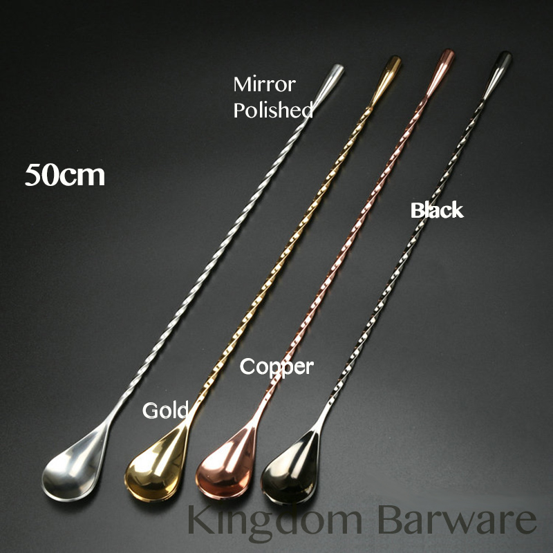 50 センチメートルカクテルバースプーン 304 ステンレス - Bar Spoon Twisted のレビューと価格