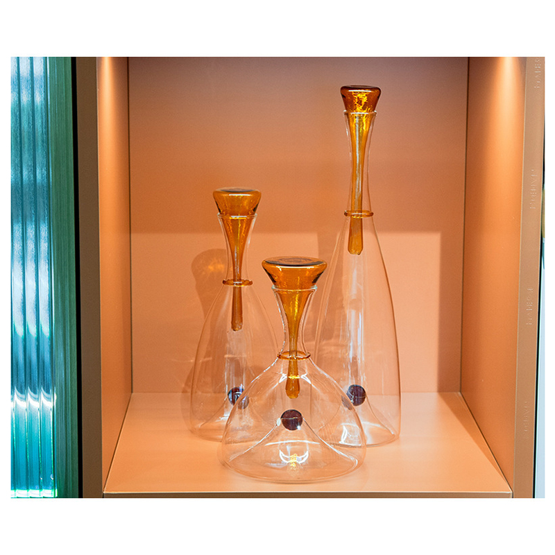 モダンミニマリストガラスデカンター、ホームバーレストラン用、 - Home Bar And Cabinet のレビューと価格