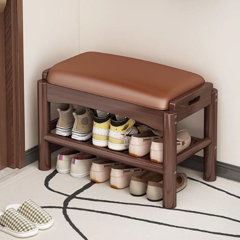 モダンな木製フットスツール靴収納プーフモバイルリビングルーム - Home Bar Lounge のレビューと価格
