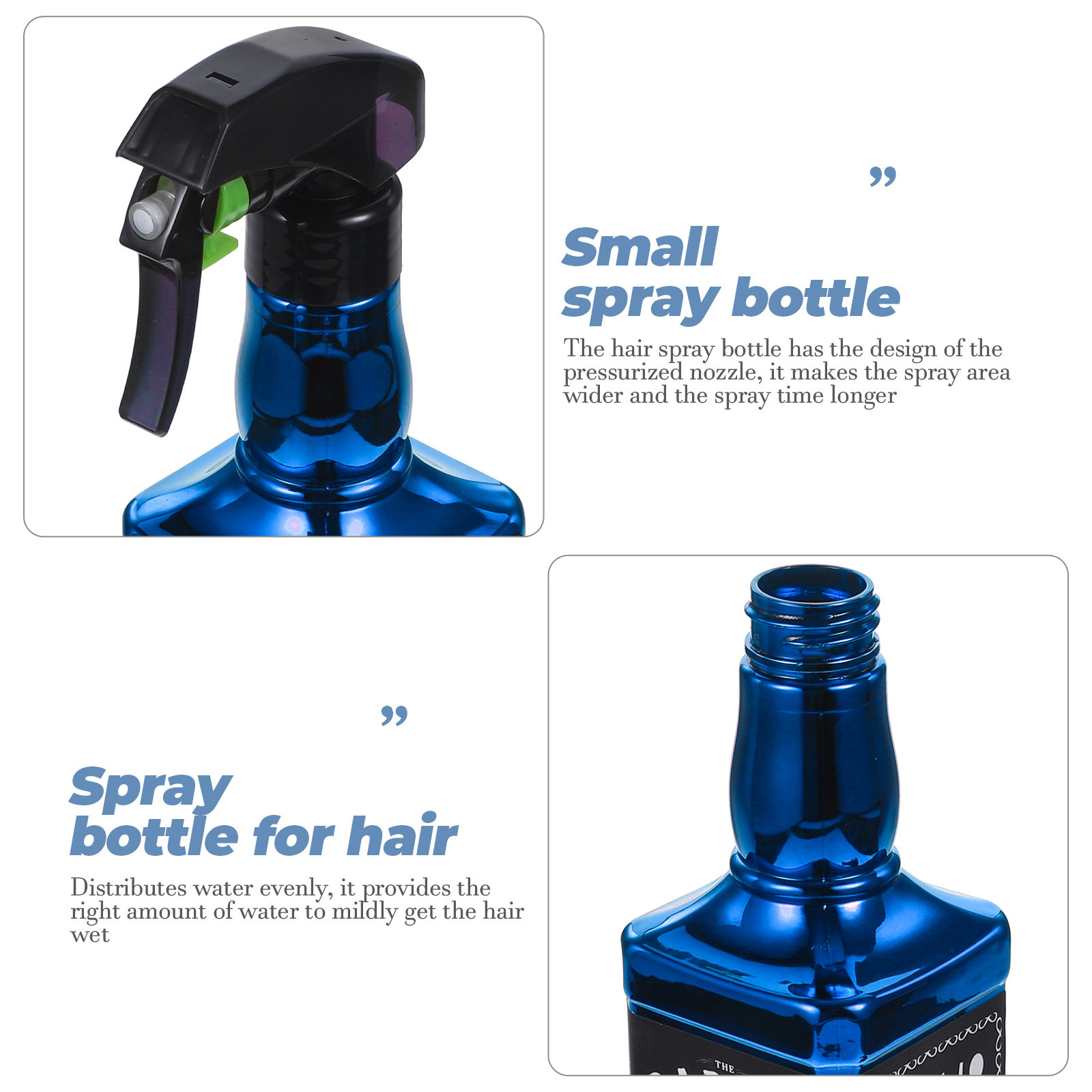 レトロな電気メッキ加工の水やりポットスプレーボトル 500m - Home Barber のレビューと価格