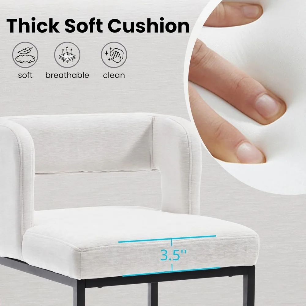 モダンなバースツール 2 個セット、26 インチのカウンター - Home Bar Stools のレビューと価格