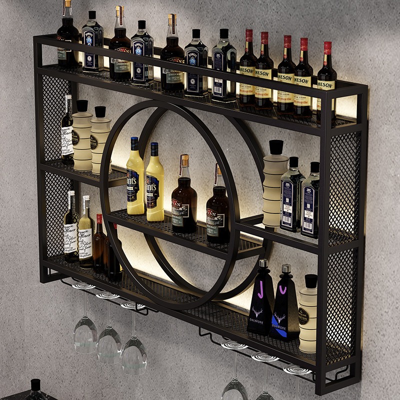 バーワインラック壁掛けワインキャビネット、バーラック、ワイン - Home Bar Stand のレビューと価格