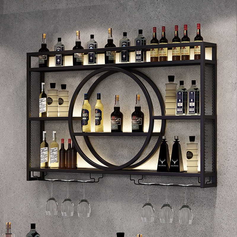 バーワインラック壁掛けワインキャビネット、バーラック、ワイン - Home Bar Stand のレビューと価格