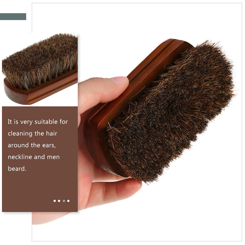 男性用髭ブラシ 高級硬質馬毛ブラシ スムーズに余分な毛を除去 - Home Barber のレビューと価格