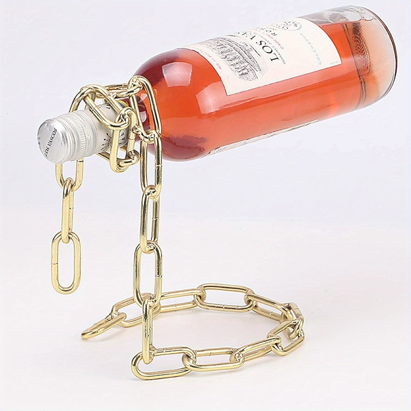 クリエイティブなワインボトルラック,個性的なロープ,ボトルホ - Home Bar Stand のレビューと価格