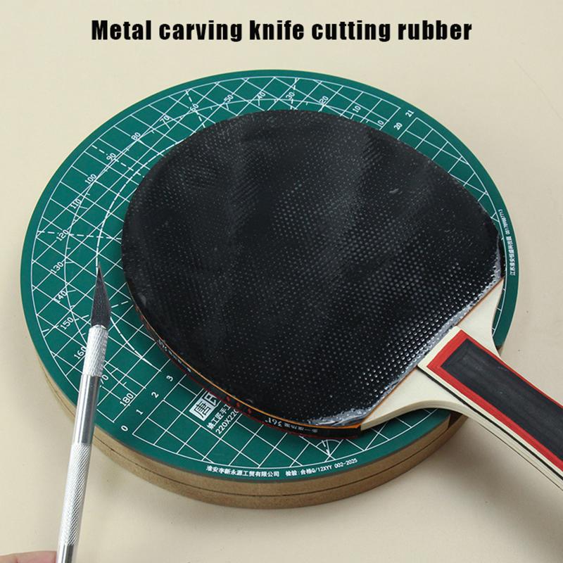 新しい卓球ラバー回転カッティングマットセット DIY カッテ - Bar Mat Rubber のレビューと価格