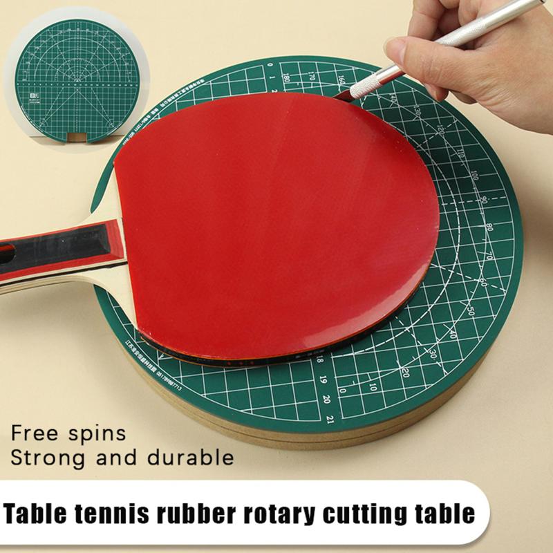新しい卓球ラバー回転カッティングマットセット DIY カッテ - Bar Mat Rubber のレビューと価格
