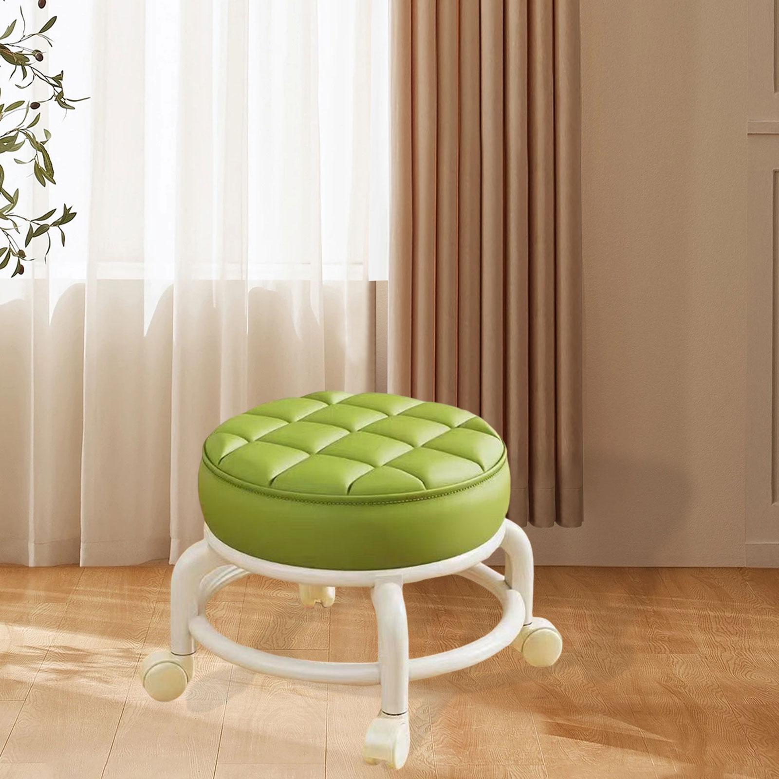 360度回転小型椅子、ユニバーサルキャスターホイール付きロー - Home Bar Stools のレビューと価格
