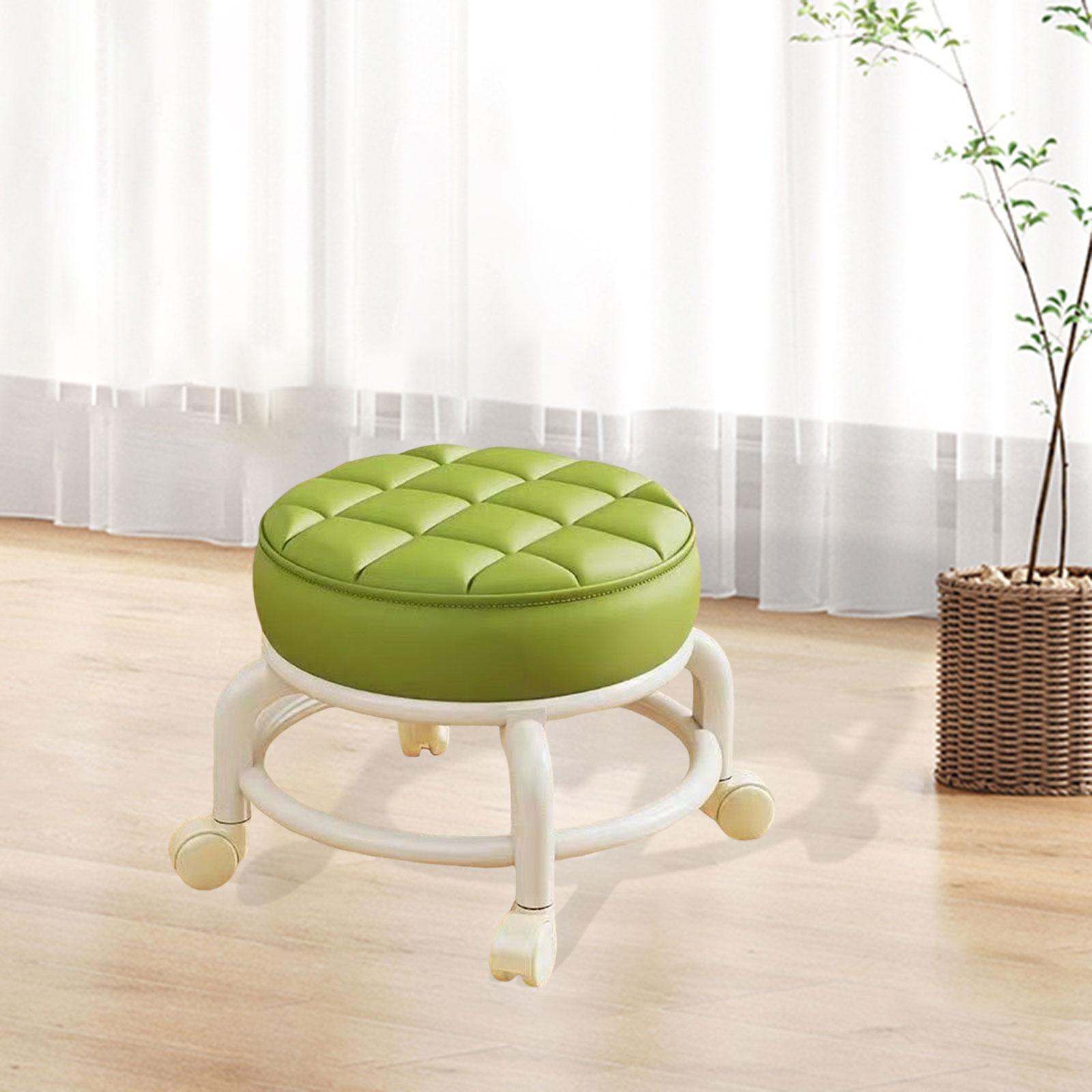 360度回転小型椅子、ユニバーサルキャスターホイール付きロー - Home Bar Stools のレビューと価格