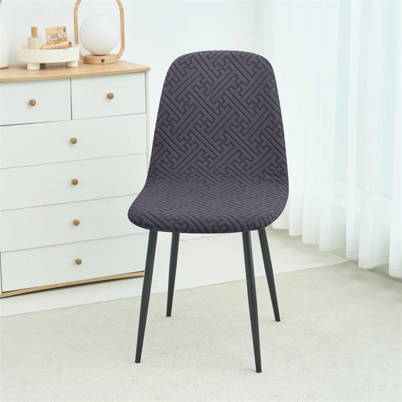 1PC ジャカードシェルチェアカバーストレッチショート背もた - Home Bar Lounge のレビューと価格