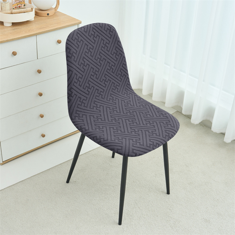 1PC ジャカードシェルチェアカバーストレッチショート背もた - Home Bar Lounge のレビューと価格