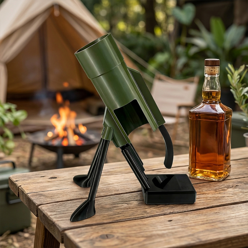 モルタルビールボトルオープナー、無料プッシュダウン式オープナ - Home Bar Set のレビューと価格
