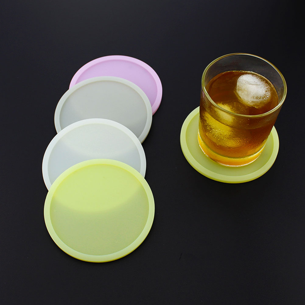 蛍光シリコンコースターセット耐熱滑り止め断熱パッドキッチンテ - Home Bar Set のレビューと価格