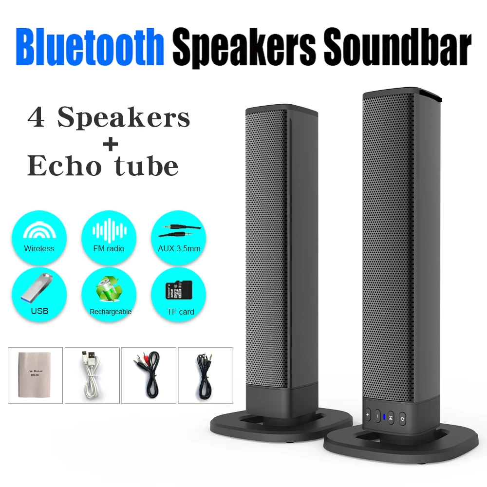 ワイヤレス Bluetooth テレビ サウンドバー 2 ス - Home Bar And Theater のレビューと価格